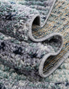 Santa Fe Trails Collection Area Rug -  Pueblo Rectangle Blue and Gray  lifestyle 13
