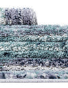 Santa Fe Trails Collection Area Rug -  Pueblo Rectangle Blue and Gray  lifestyle 14