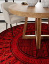 Samarkand Elegance Collection Area Rug -  Ark Round Red  lifestyle 35