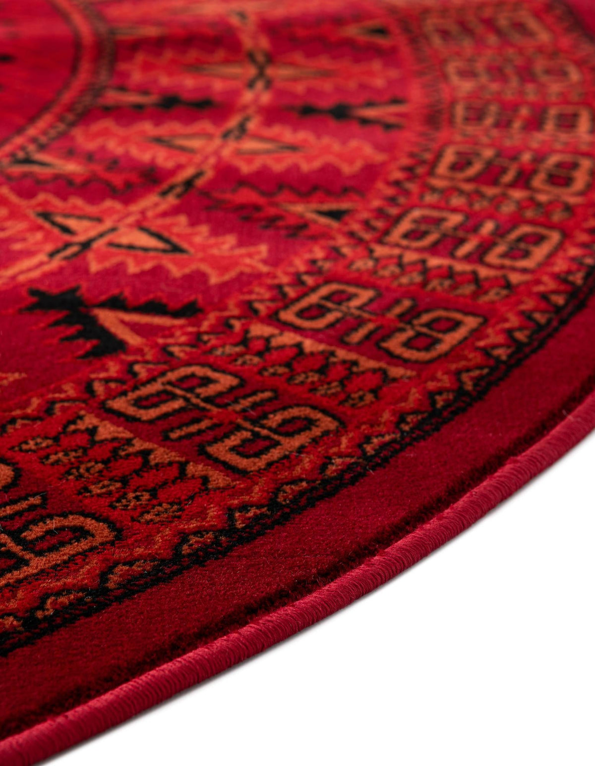 Samarkand Elegance Collection Area Rug -  Ark Round Red  lifestyle 66