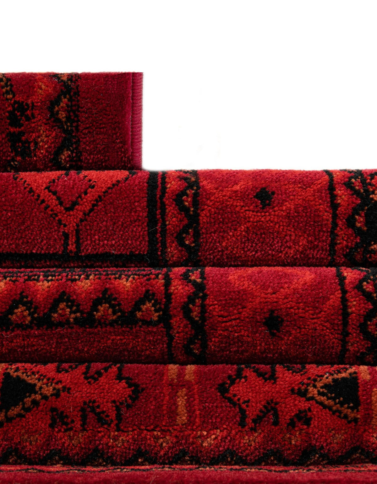 Samarkand Elegance Collection Area Rug -  Ark Round Red  lifestyle 87