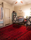 Samarkand Elegance Collection Area Rug -  Ark Square Red  lifestyle 44