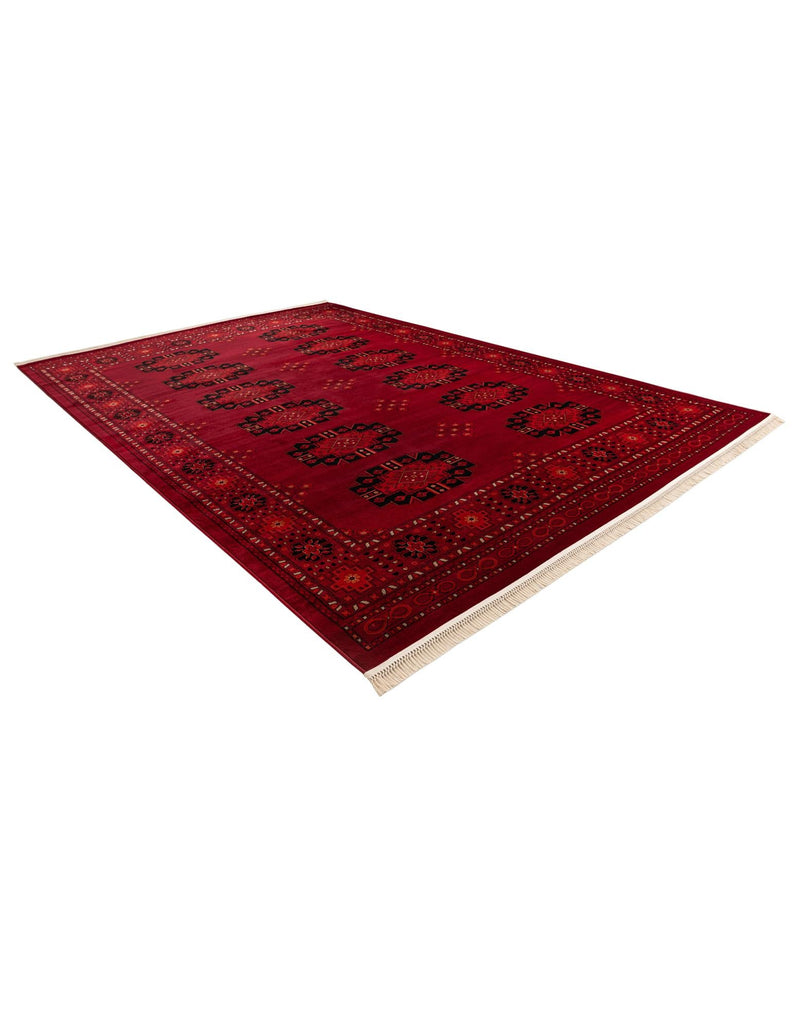 Samarkand Elegance Collection Area Rug -  Fergana Rectangle Red  lifestyle 7