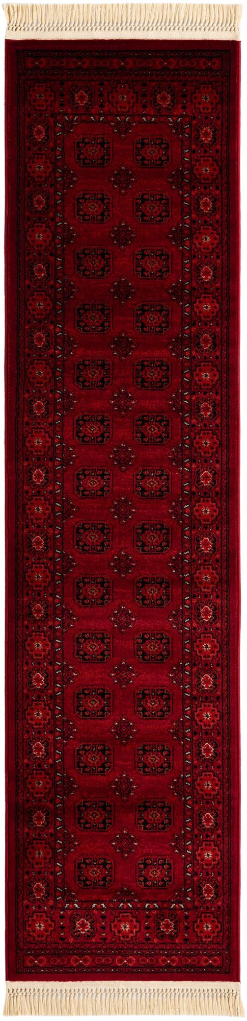Samarkand Elegance Collection Area Rug -  Fergana Runner Red  lifestyle 15