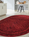 Samarkand Elegance Collection Area Rug -  Samanid Oval Red  lifestyle 51