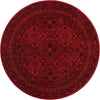 Samarkand Elegance Collection Area Rug -  Samanid Round Red  lifestyle 24