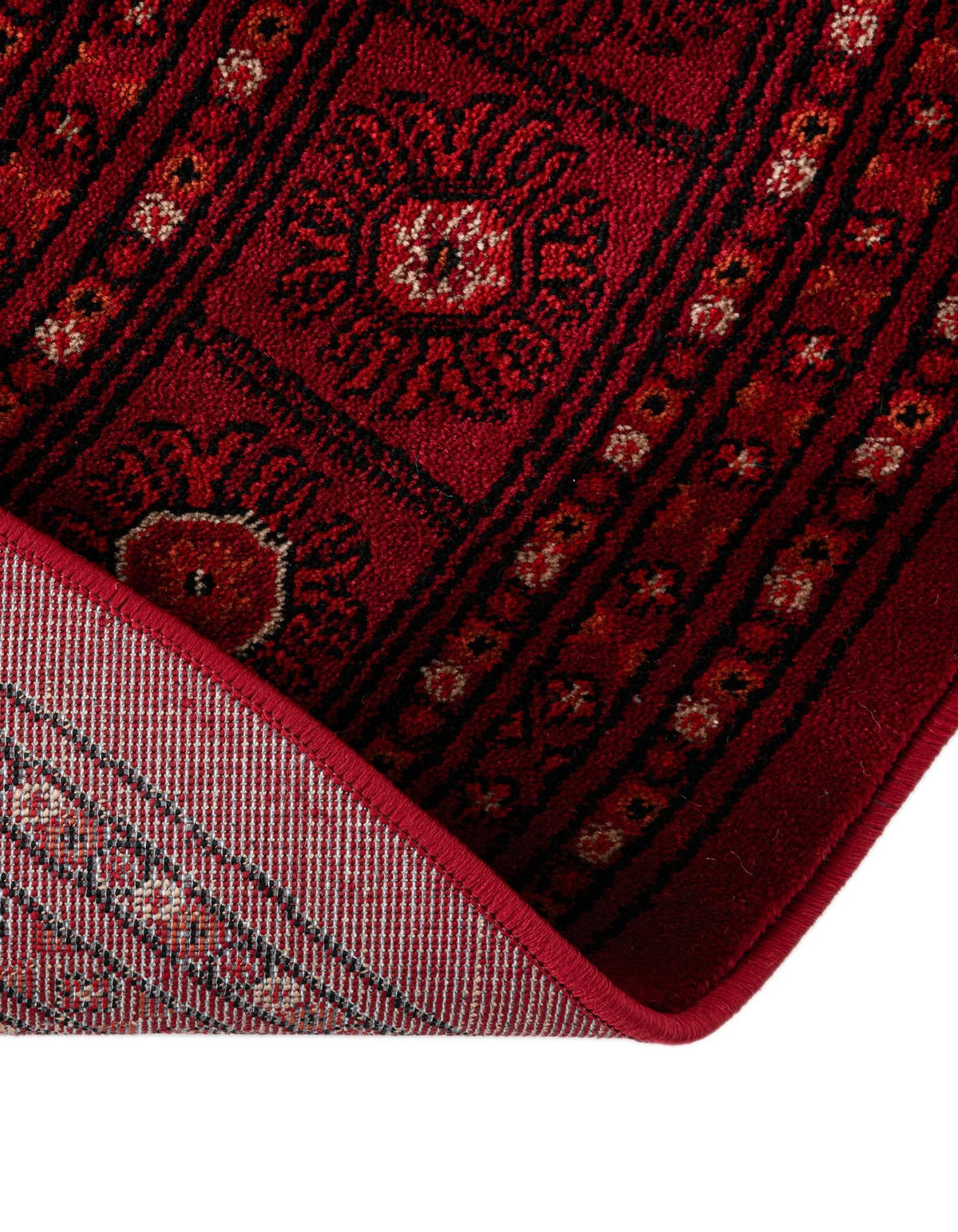 Samarkand Elegance Collection Area Rug -  Konye-Urgench Round Red  lifestyle 76