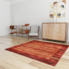 Autumn Meadow Collection Area Rug -  Nutmegwood Square Terracotta  lifestyle 149