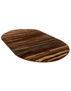 Bistro Lounge Collection Area Rug -  Americano Oval Beige  lifestyle 33