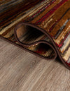 Bistro Lounge Collection Area Rug -  Americano Round Beige  lifestyle 38