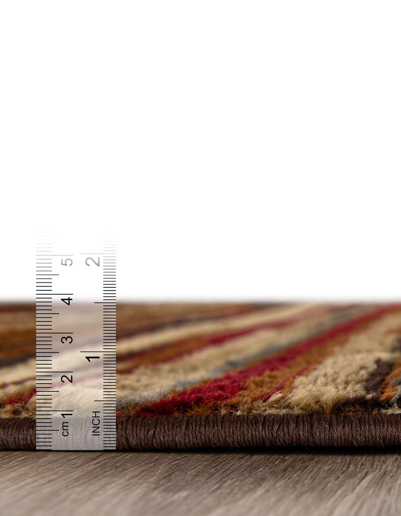 Bistro Lounge Collection Area Rug -  Americano Round Beige  lifestyle 39