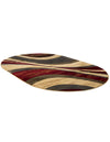 Bistro Lounge Collection Area Rug -  Frappe Oval Beige  lifestyle 31