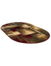 Bistro Lounge Collection Area Rug -  Doppio Oval Multi  lifestyle 27