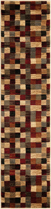 Bistro Lounge Collection Area Rug - Espresso Runner Multi  lifestyle 61