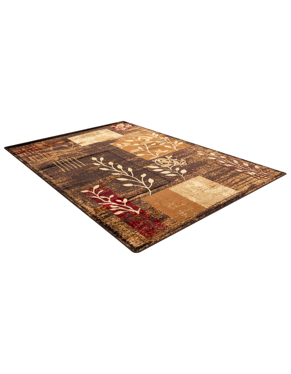 Bistro Lounge Collection Area Rug -  Affogato Rectangle Brown  lifestyle 7