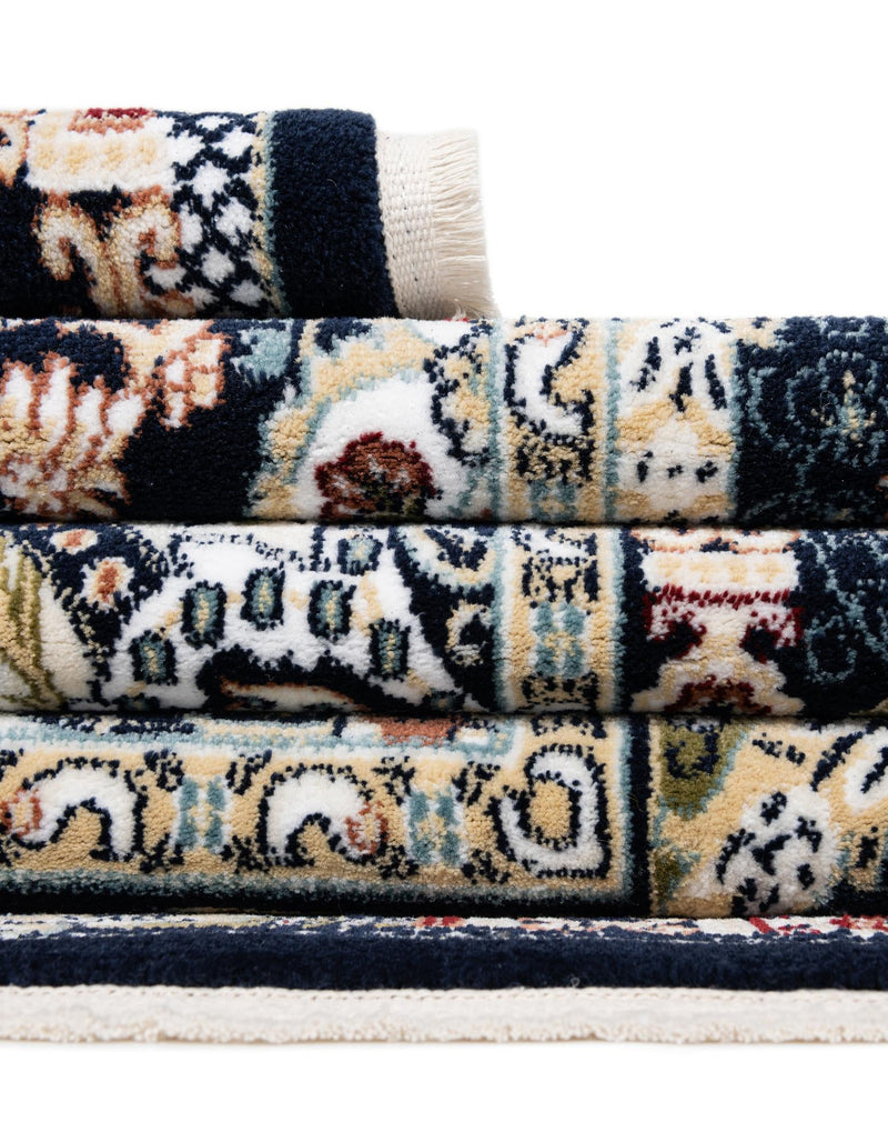 Persian Elegance Collection Area Rug -  Shiraz Runner Navy Blue  lifestyle 121