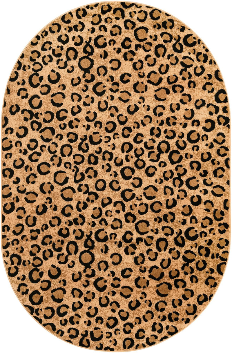 Savannah Sojourn Collection Area Rug -  Mara Oval Light Brown  lifestyle 43