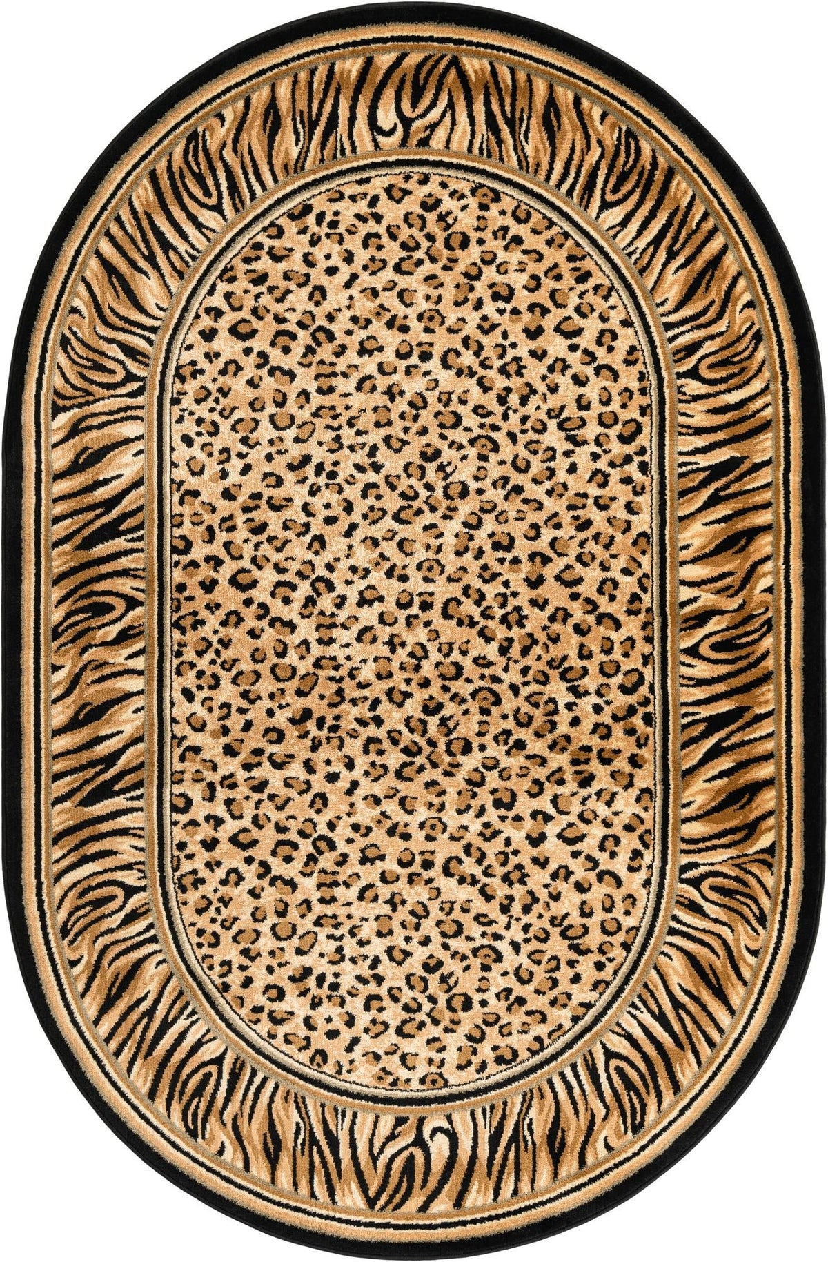Savannah Sojourn Collection Area Rug -  Chobe Oval Light Brown  lifestyle 20