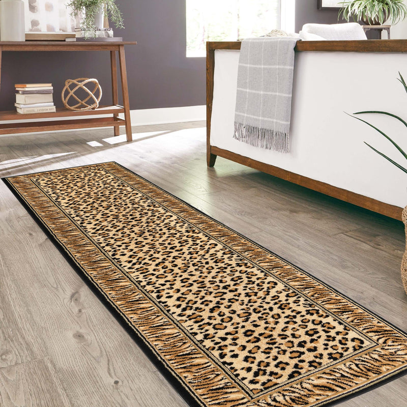Savannah Sojourn Collection Area Rug -  Chobe Runner Light Brown  lifestyle 78