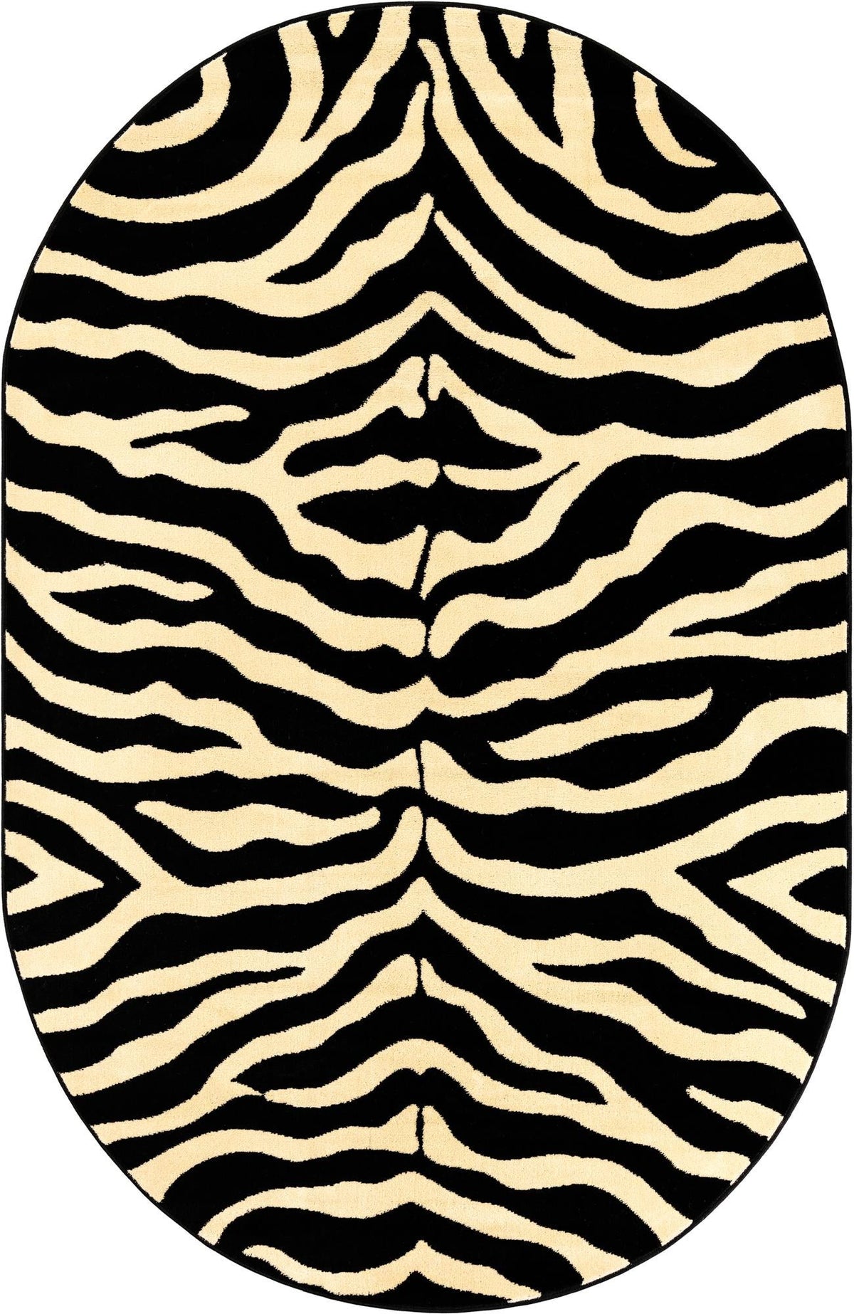 Savannah Sojourn Collection Area Rug -  Kilimanjaro Oval Black  lifestyle 61