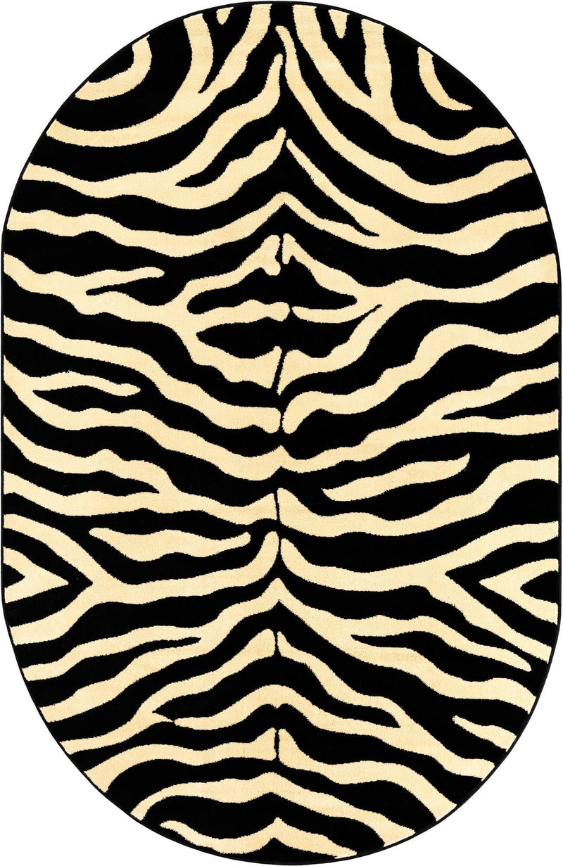 Savannah Sojourn Collection Area Rug -  Kilimanjaro Oval Black  lifestyle 62