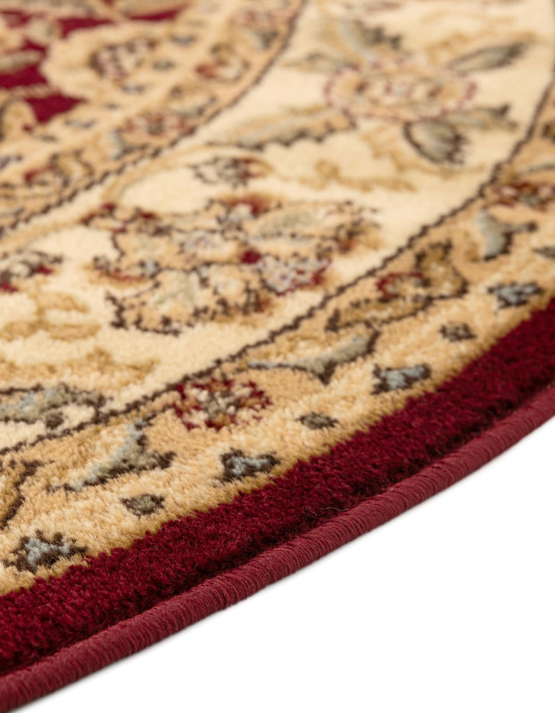 Jaipur Elegance Collection Area Rug -  Jantar Oval Red  lifestyle 78