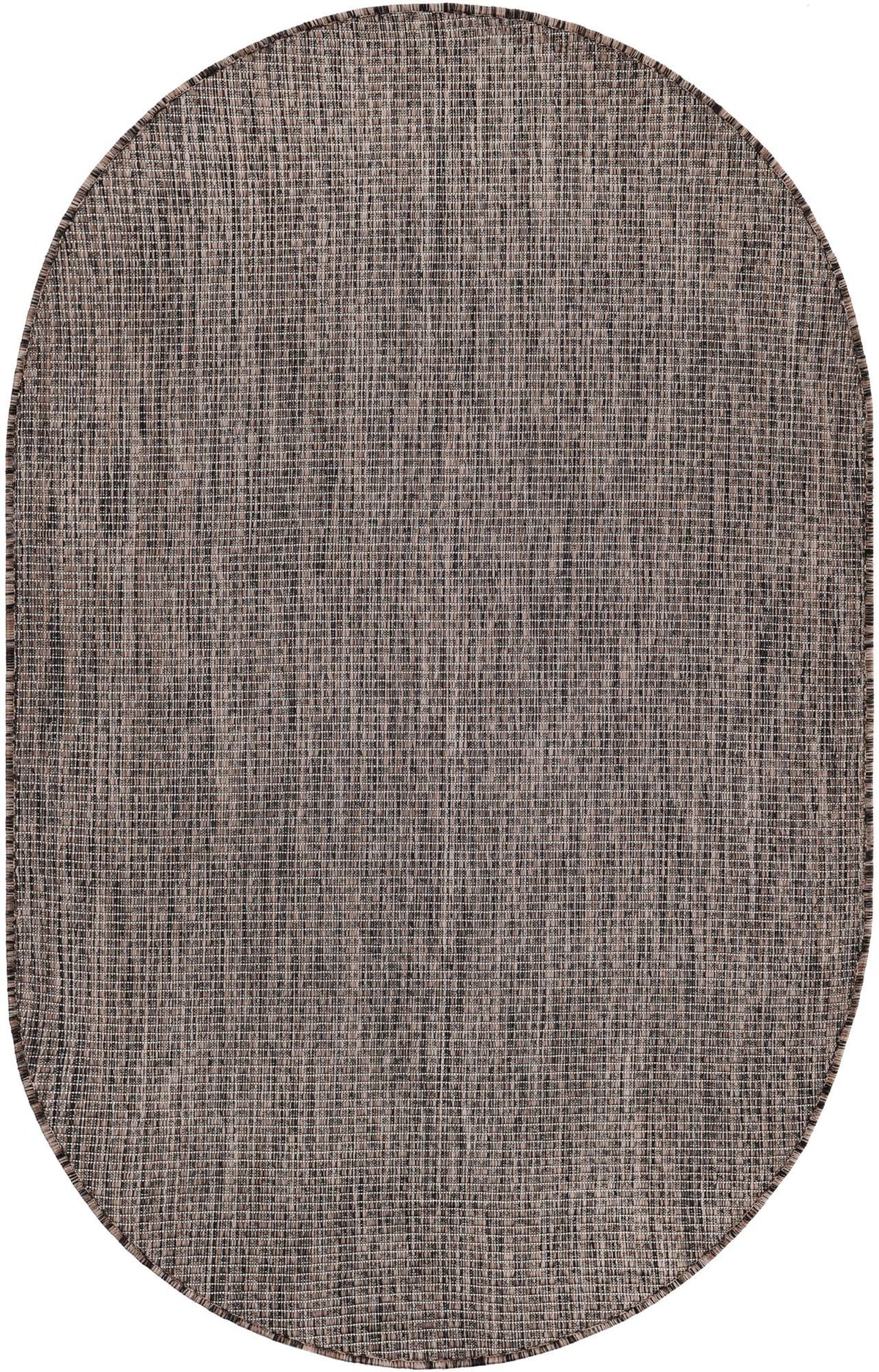Patio Perfection Collection Area Rug - Veranda (Light Brown) Oval Light Brown Main