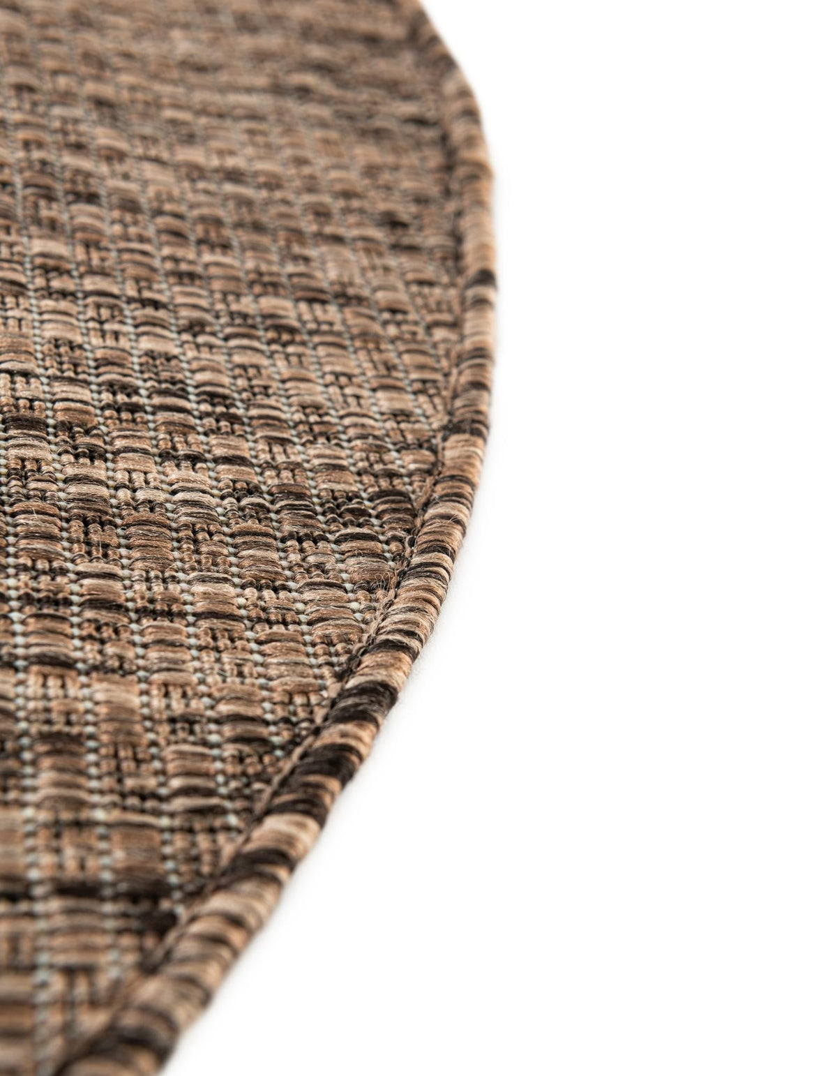 Patio Perfection Collection Area Rug - Veranda (Light Brown) Oval Light Brown  lifestyle 15