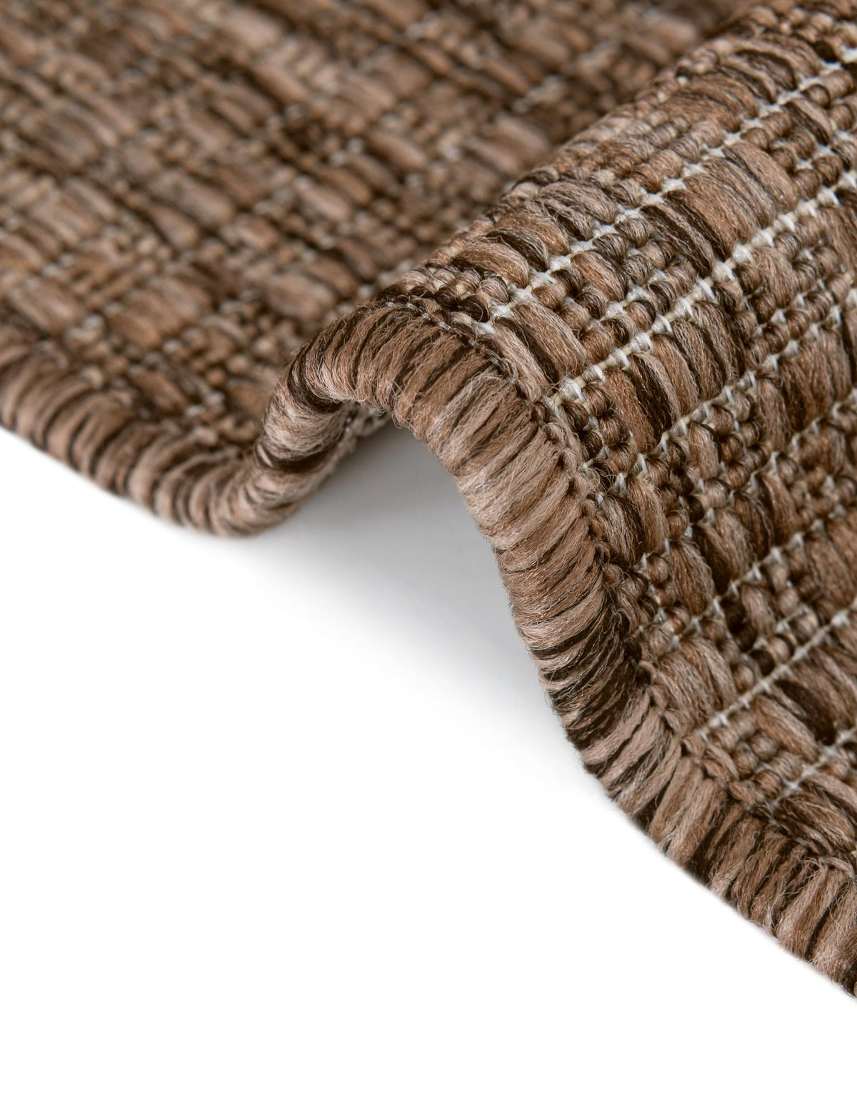 Patio Perfection Collection Area Rug - Veranda (Light Brown) Oval Light Brown  lifestyle 18