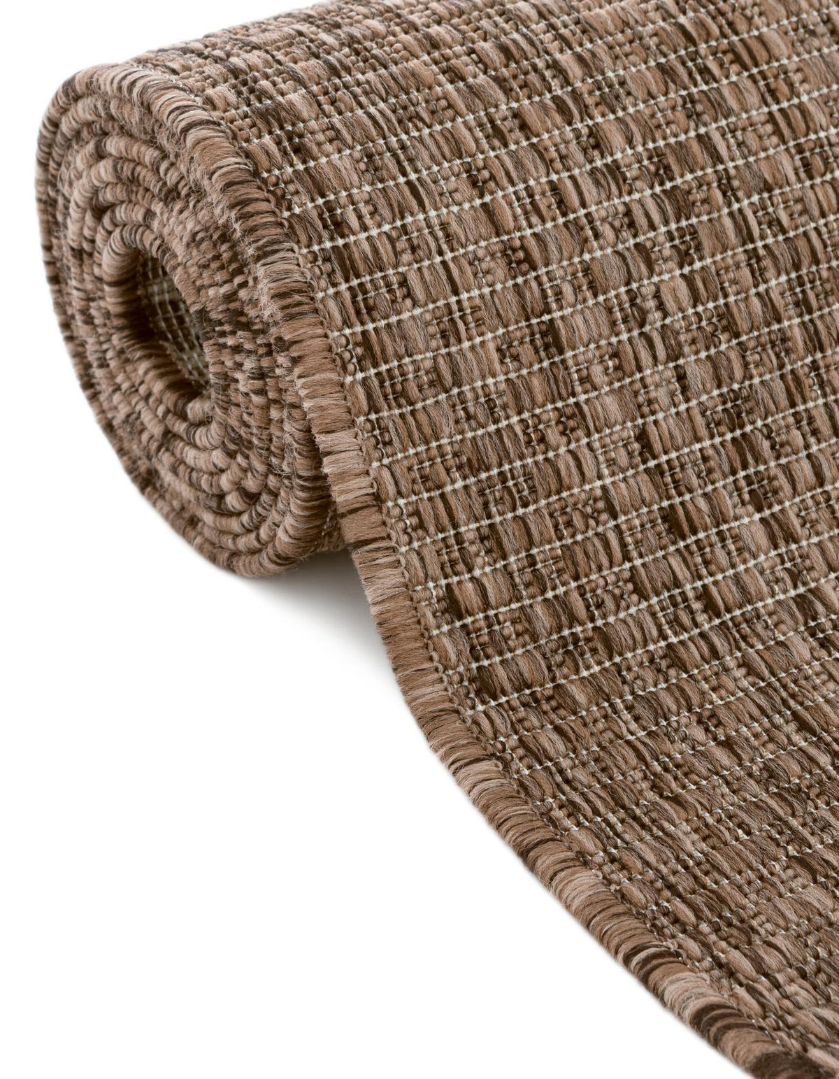 Patio Perfection Collection Area Rug - Veranda (Light Brown) Oval Light Brown  lifestyle 20