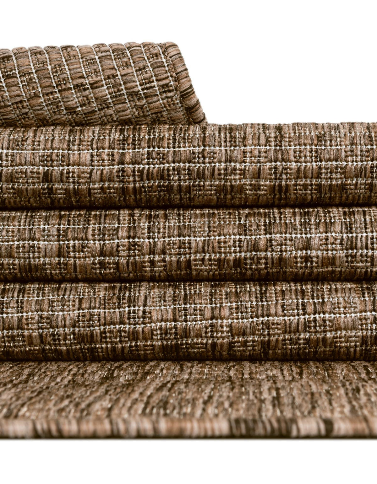 Patio Perfection Collection Area Rug - Veranda (Light Brown) Oval Light Brown  lifestyle 22