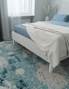 Sorrento Shores Collection Area Rug -  Vico Oval Light Blue  lifestyle 40