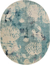 Sorrento Shores Collection Area Rug -  Vico Oval Light Blue  lifestyle 29