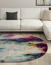 Chromatic Oasis Collection Area Rug -  Oasis Oval Multi  lifestyle 38