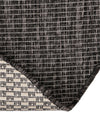 Patio Perfection Collection Area Rug - Veranda (Black) Oval Black  lifestyle 8