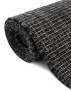 Patio Perfection Collection Area Rug - Veranda (Black) Oval Black  lifestyle 11