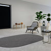 Patio Perfection Collection Area Rug - Veranda (Black) Oval Black  lifestyle 16