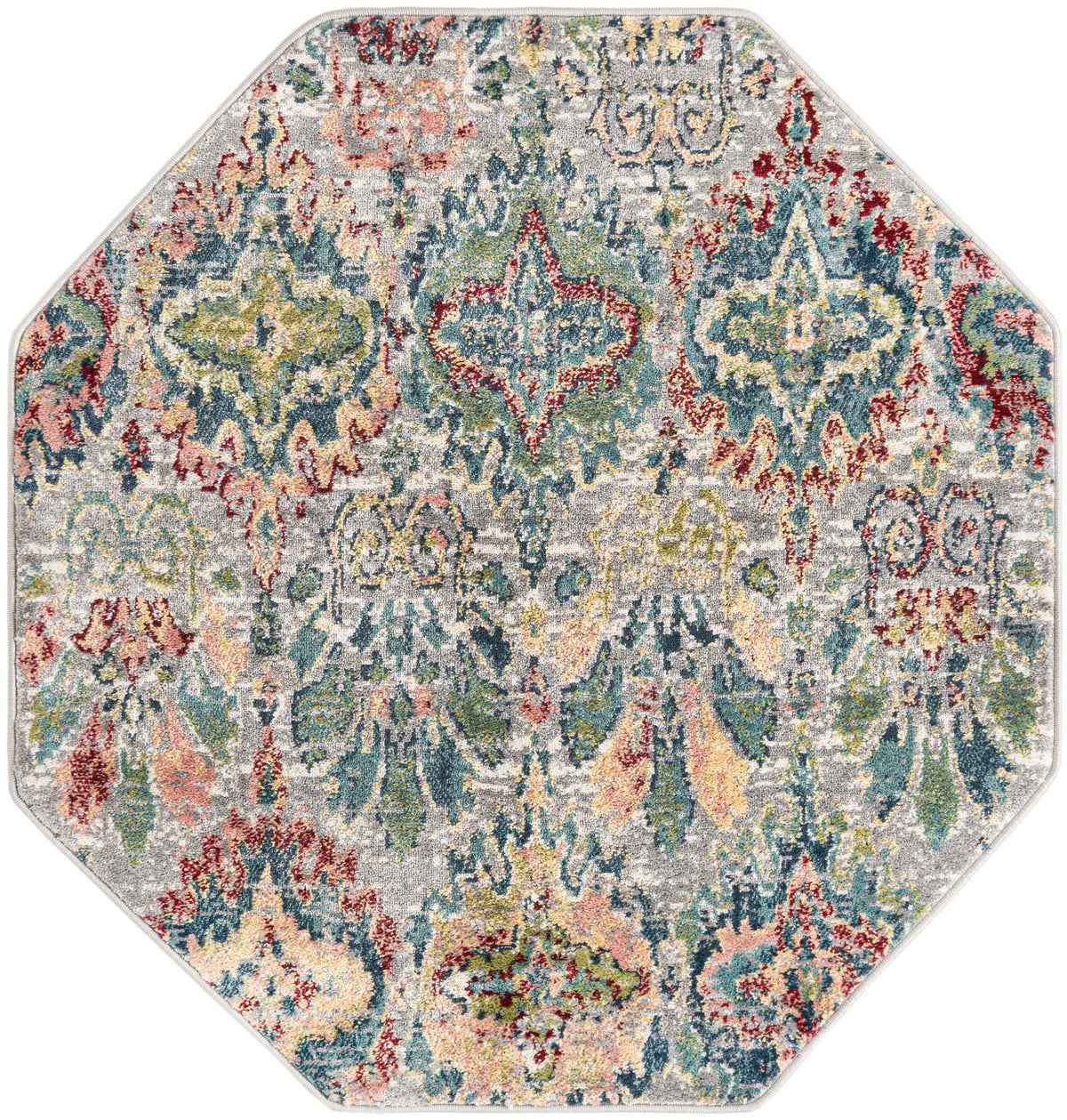 Savannah Elegance Collection Area Rug -  Forsyth Octagon Multi  lifestyle 18