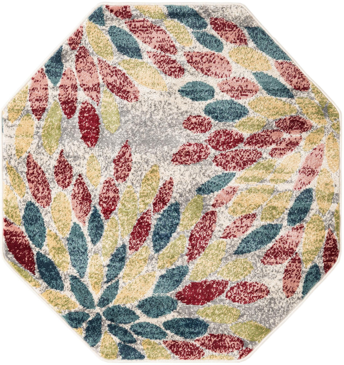 Savannah Elegance Collection Area Rug -  Riverfront Octagon Multi  lifestyle 93