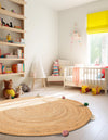 Playful Threads Jute Collection Area Rug - Tanglewood Round Multi  lifestyle 84