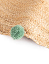 Playful Threads Jute Collection Area Rug - Tanglewood Round Multi  lifestyle 138