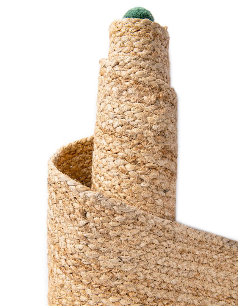 Playful Threads Jute Collection Area Rug - Tanglewood Round Multi  lifestyle 150