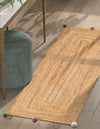 Playful Threads Jute Collection Area Rug - Tanglewood Runner Multi  lifestyle 73
