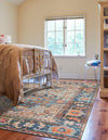 Desert Weave Jute Collection Area Rug -  Atacama Rectangle Multi  lifestyle 3