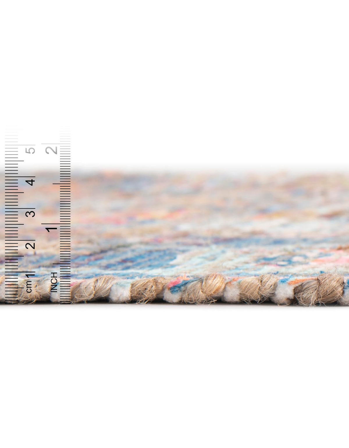 Desert Weave Jute Collection Area Rug -  Atacama Rectangle Multi  lifestyle 12