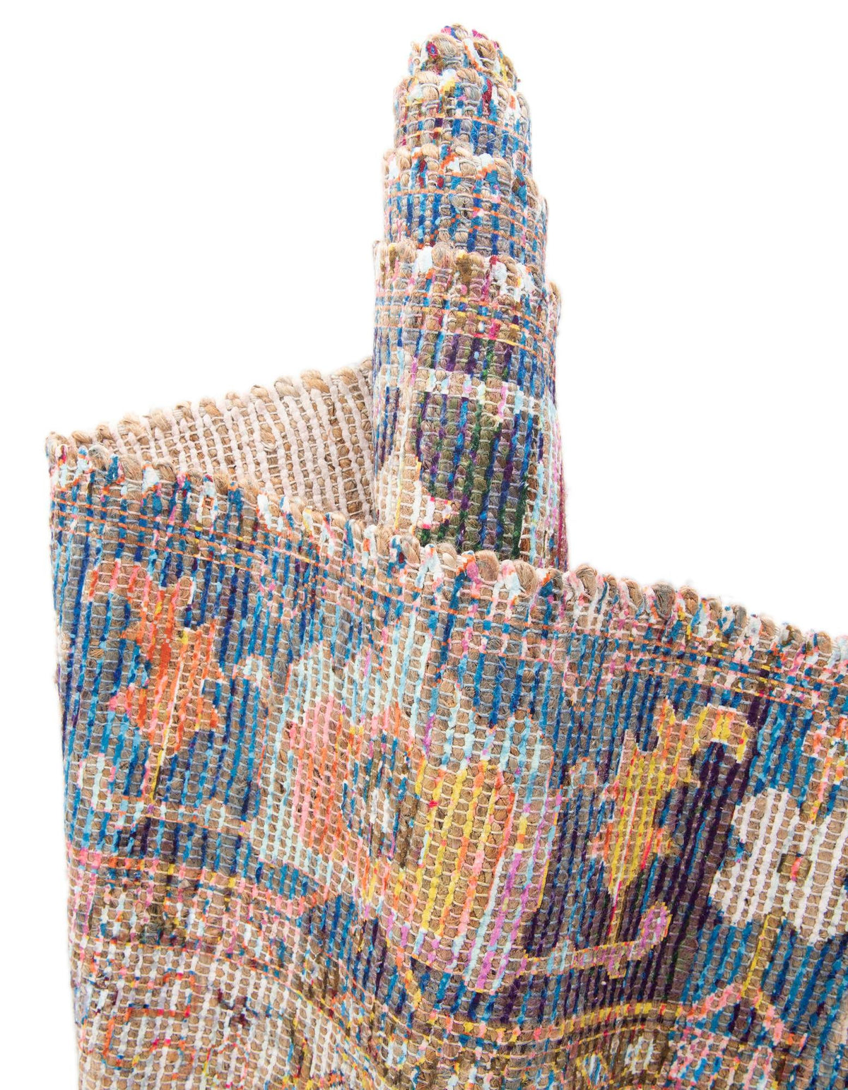 Desert Weave Jute Collection Area Rug -  Atacama Rectangle Multi  lifestyle 18
