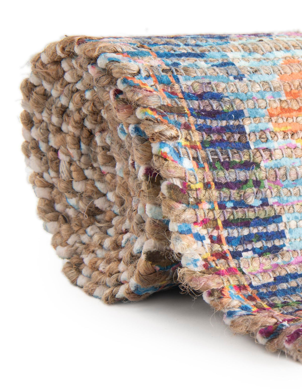 Desert Weave Jute Collection Area Rug -  Atacama Rectangle Multi  lifestyle 19