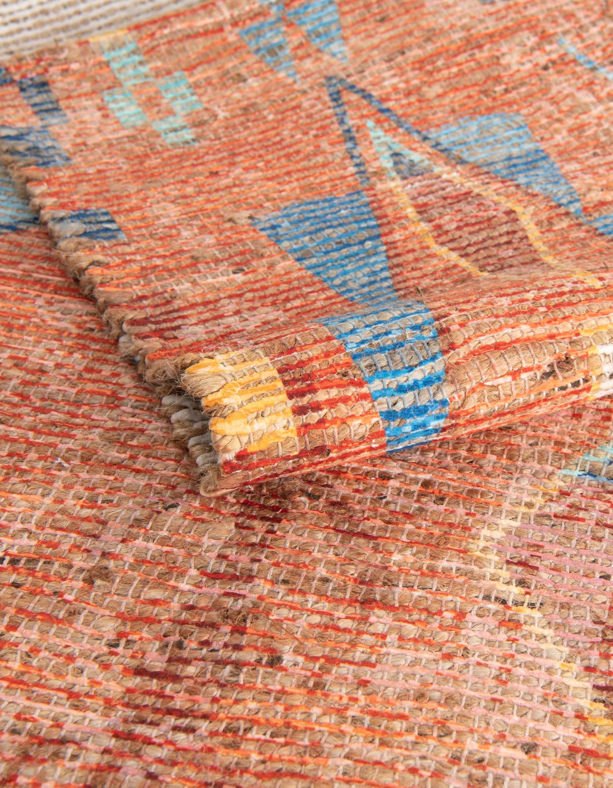 Desert Weave Jute Collection Area Rug -  Namib Rectangle Rust Red  lifestyle 13