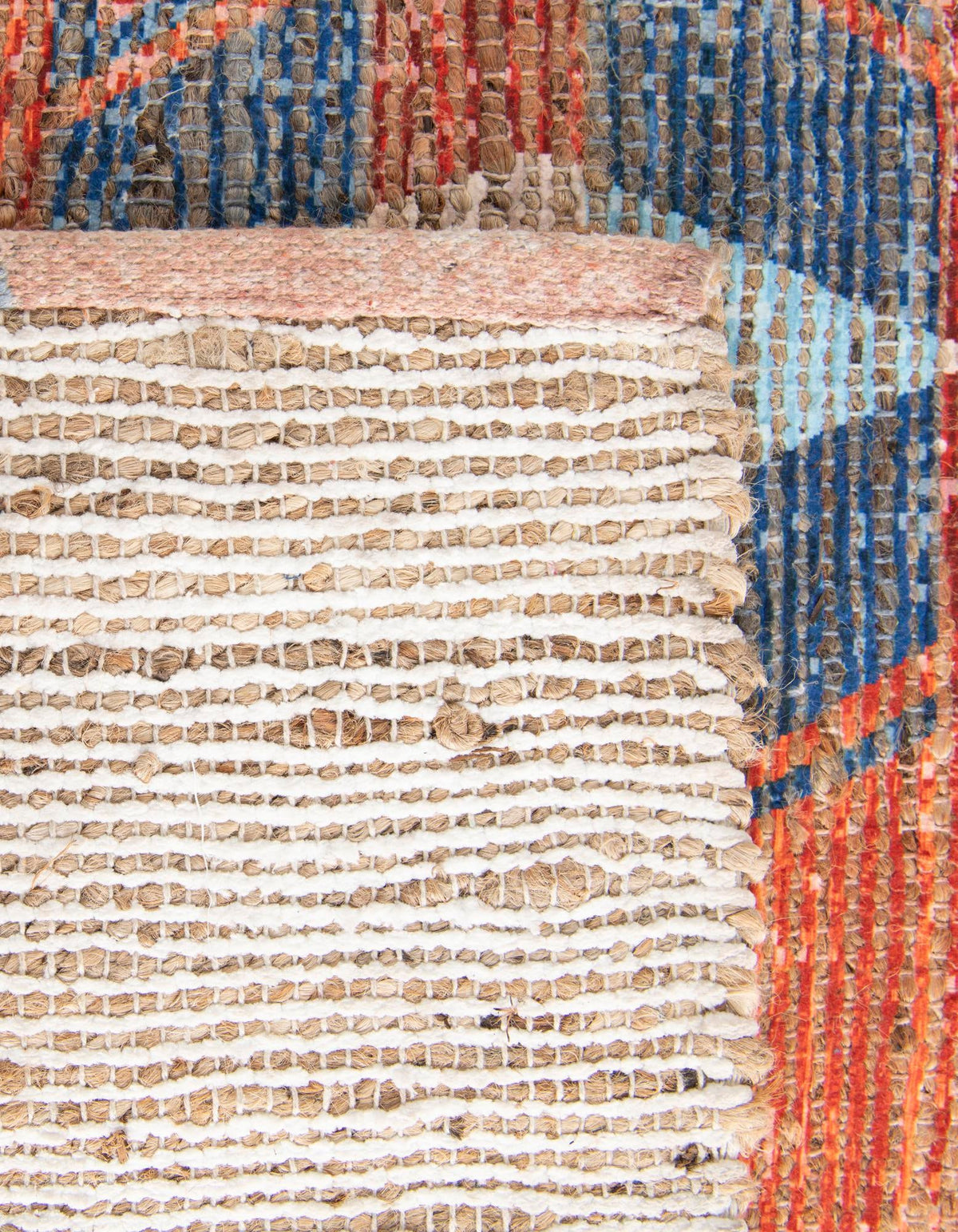 Desert Weave Jute Collection Area Rug -  Namib Rectangle Rust Red  lifestyle 16