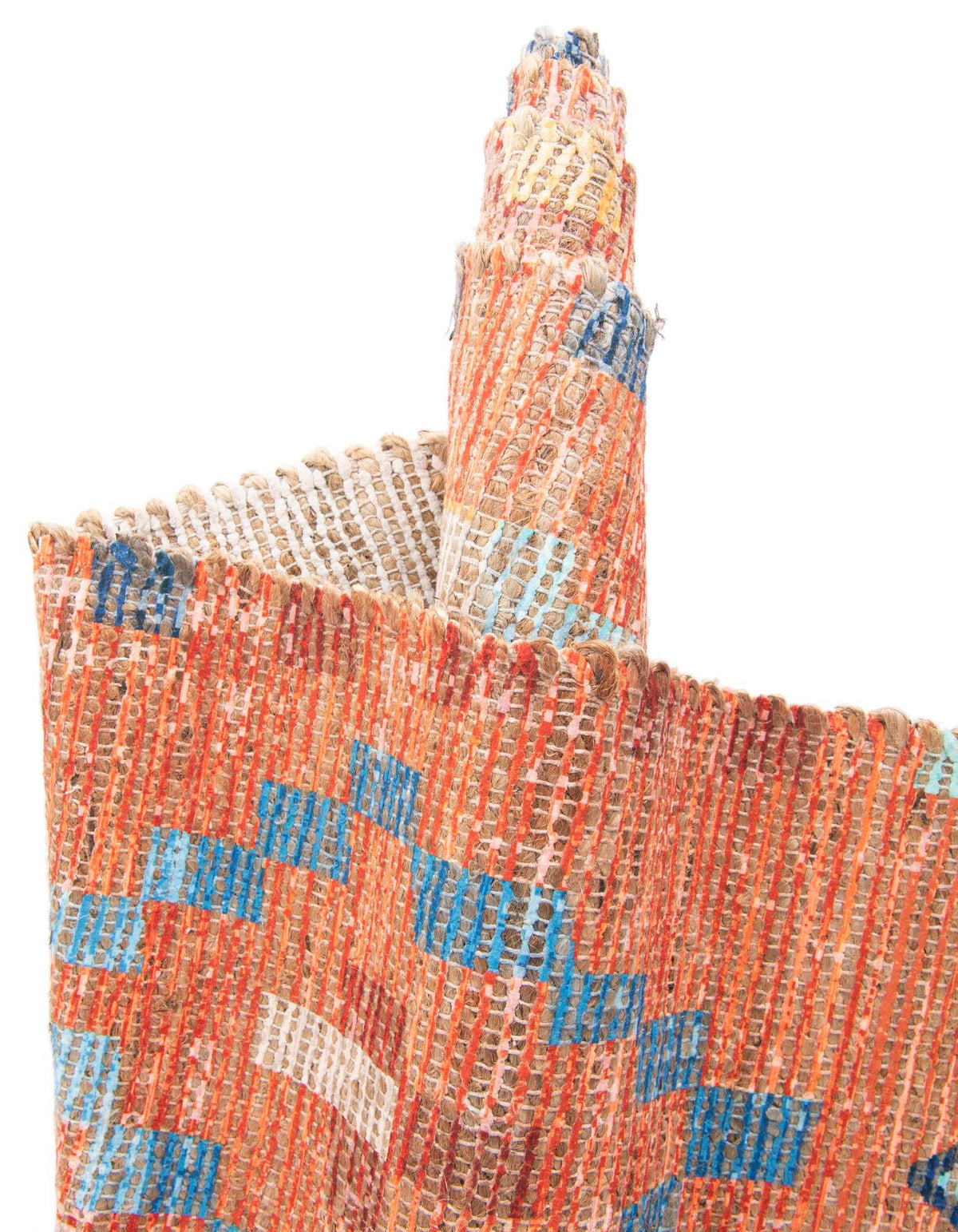 Desert Weave Jute Collection Area Rug -  Namib Rectangle Rust Red  lifestyle 18